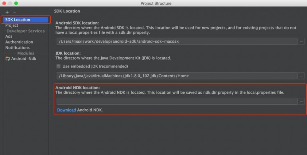 Android Studio 2.2 NDK CMake方式入门