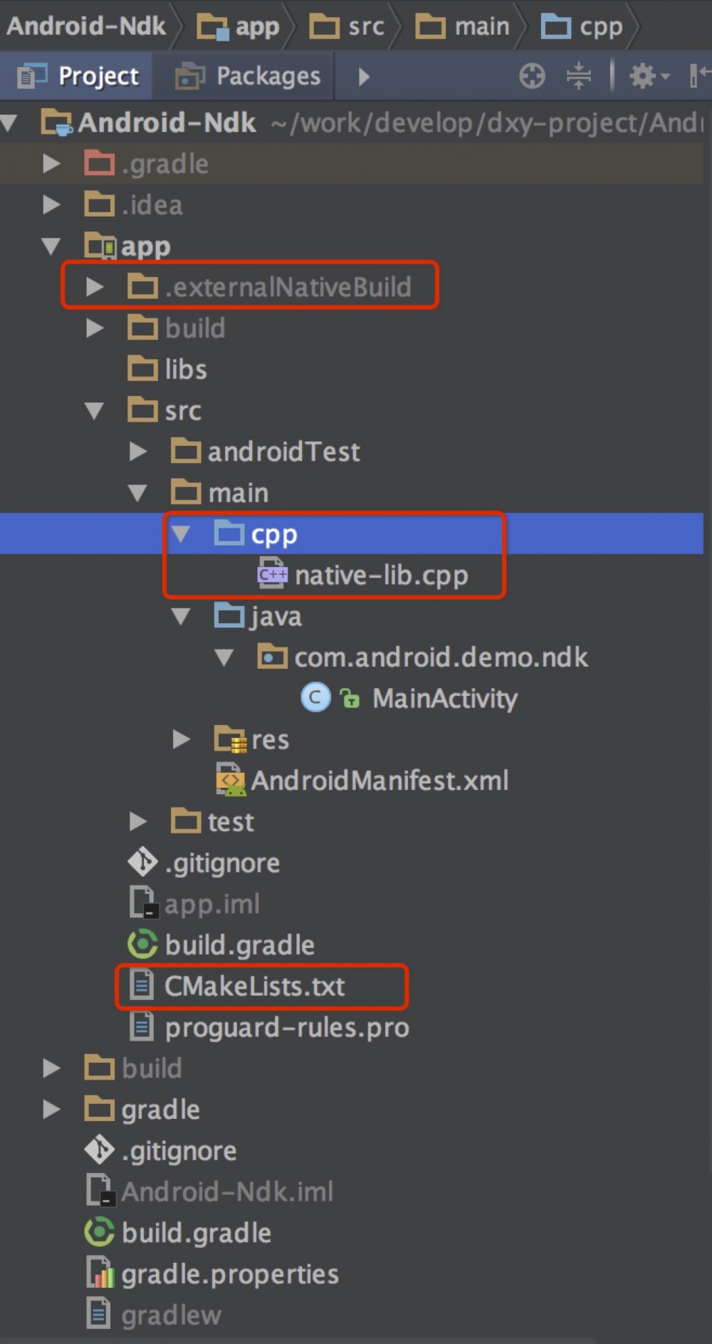 Android Studio 2.2 NDK CMake方式入门