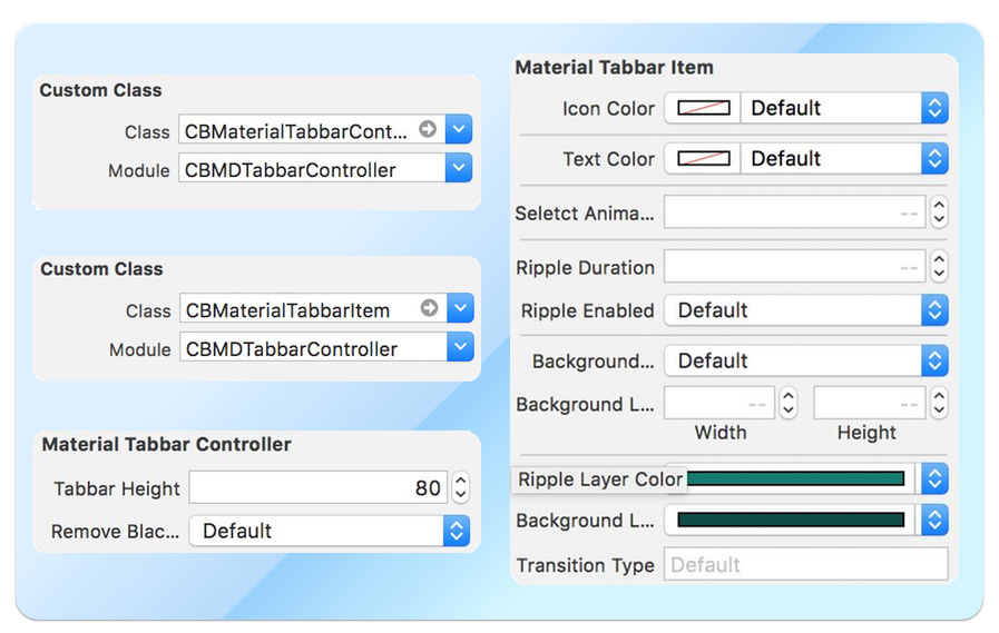iOS开源 - MDTabbar : Material Design 风格导航栏 iOS 实现