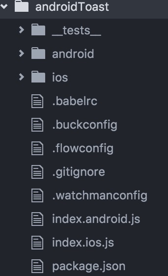 React Native 调用 iOS / Android (Toast) 原生模块学习笔记
